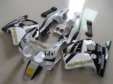 Discount 1988-1989 White Yellow Glossy Black Hannspree Honda CBR250RR MC19 Motorcycle Fairings Canada