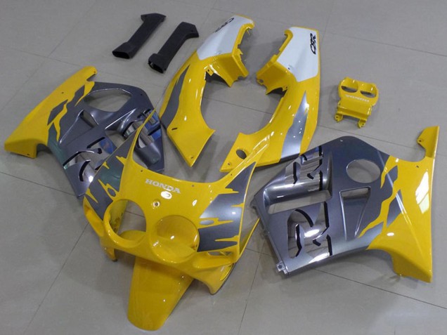 Discount 1988-1989 White Yellow Silver Honda CBR250RR MC19 Motorcycle Fairings Canada