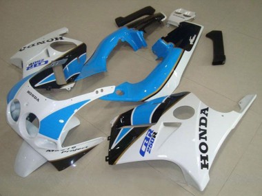 Discount 1988-1989 White Light Blue Glossy Black Honda CBR250RR MC19 Motorcycle Fairing Canada