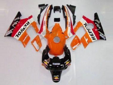 Discount 1991-1994 Orange White Red Glossy Black Repsol Honda CBR600 F2 Motorcycle Fairings Canada