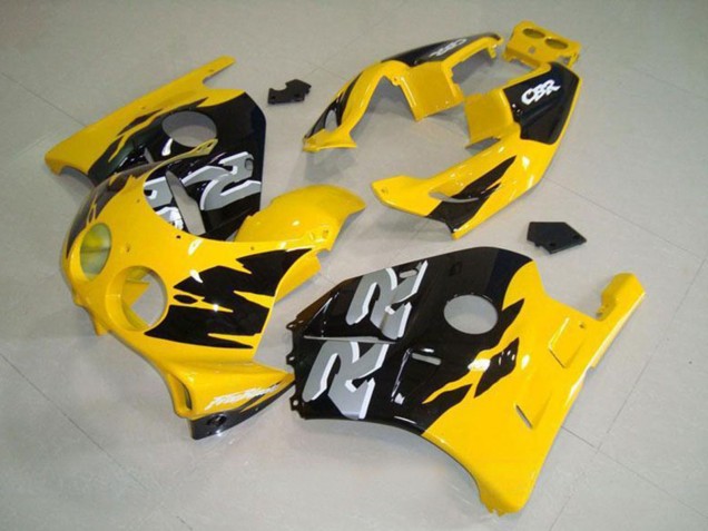 Discount 1990-1998 Yellow Glossy Black Honda CBR250RR MC22 Motorcycle Fairing Canada