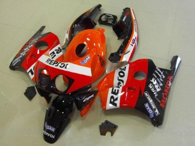 Discount 1990-1998 Orange White Red Glossy Black HRC Repsol Honda CBR250RR MC22 Motorcycle Fairings Canada