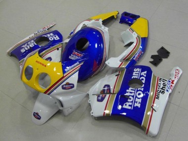 Discount 1990-1998 White Blue Yellow Rothmans Honda CBR250RR MC22 Motorcycle Fairings Canada