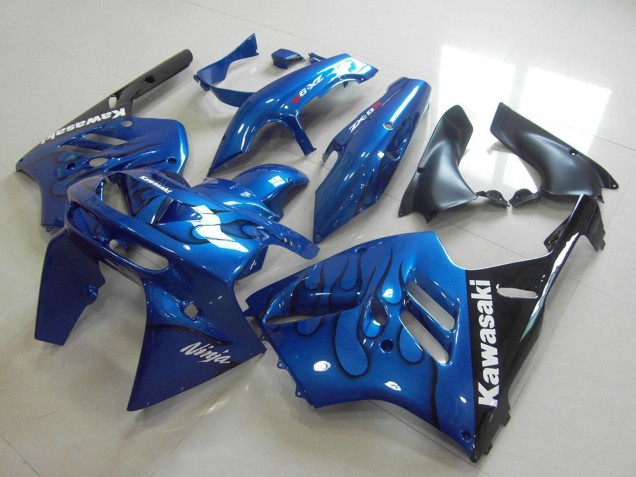 Discount 1994-1997 Blue Black Flame Kawasaki ZX9R Motorcycle Fairing Canada