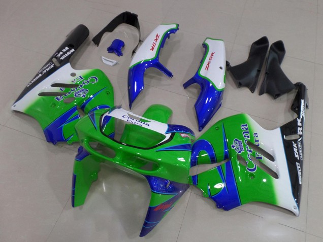 Discount 1994-1997 White Blue Green Black Corona Extra Kawasaki ZX9R Motorcycle Fairings Canada