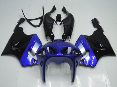 Discount 1996-2003 Blue Silver Glossy Black Kawasaki ZX7R Motorcycle Fairings Canada