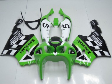 Discount 1996-2003 Green White Black 5 Kawasaki ZX7R Motorcycle Fairings Canada