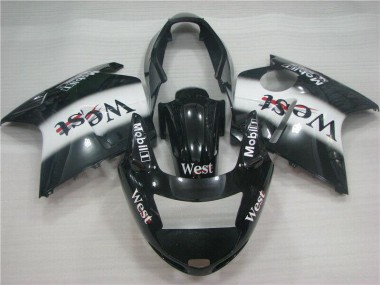 Discount 1996-2007 Glossy Black White West Honda CBR1100XX Motorcycle Fairings Canada