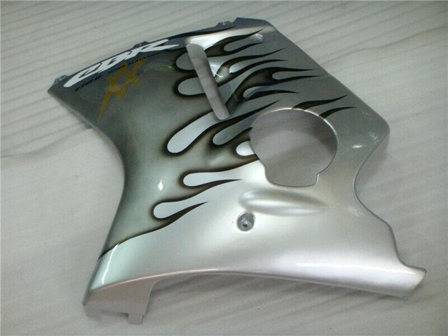 Discount 1996-2007 Silver Black Flame Honda CBR1100XX Motorcycle Fairing Canada