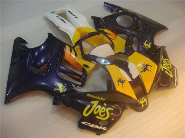 Discount 1995-1996 Blue Yellow Joes Honda CBR600 F3 Motorcycle Fairings Canada
