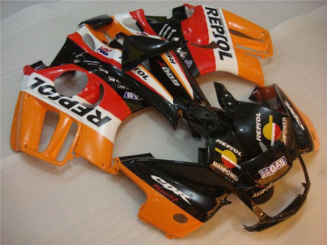 Discount 1995-1996 Orange White Red Glossy Black Repsol Honda CBR600 F3 Motorcycle Fairings Canada