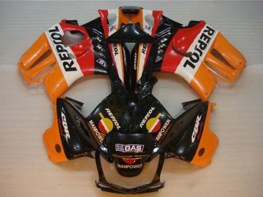 Discount 1995-1996 Orange White Red Glossy Black Repsol Honda CBR600 F3 Motorcycle Fairings Canada