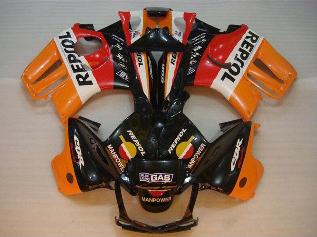 Discount 1995-1996 Orange White Red Glossy Black Repsol Honda CBR600 F3 Motorcycle Fairings Canada