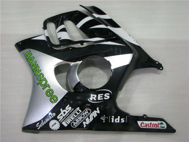 Discount 1995-1996 White Silver Green Hannspree Honda CBR600 F3 Motorcycle Fairings Canada