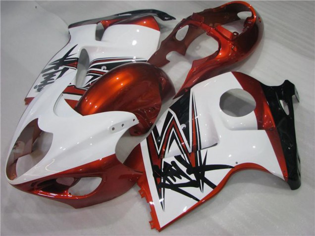 Discount 1996-2007 White Orange Black Suzuki GSXR 1300 Hayabusa Motorcycle Fairings Canada