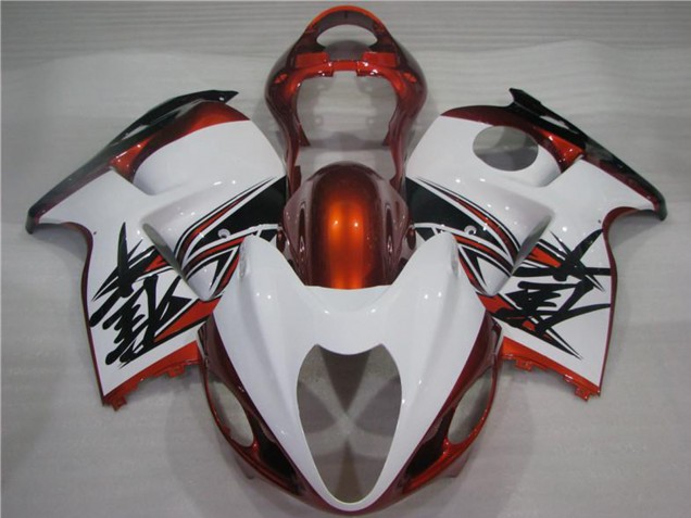 Discount 1996-2007 White Orange Black Suzuki GSXR 1300 Hayabusa Motorcycle Fairings Canada