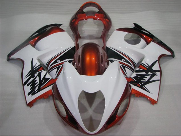 Discount 1996-2007 White Orange Black Suzuki GSXR 1300 Hayabusa Motorcycle Fairings Canada