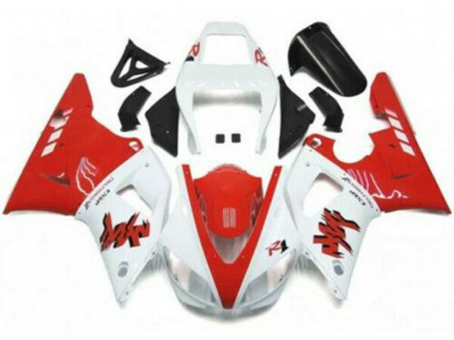 Discount 1998-1999 White Red Yamaha YZF R1 Motorcycle Fairings Canada