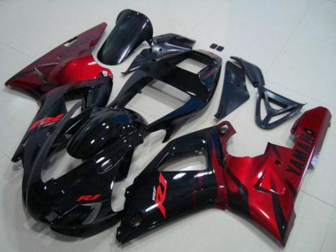 Discount 1998-1999 Glossy Black Red Yamaha YZF R1 Motorcycle Fairings Canada