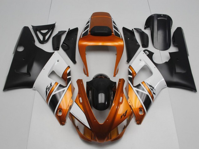 Discount 1998-1999 Orange Gold Grey White Black Yamaha YZF R1 Motorcycle Fairings Canada