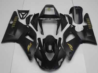 Discount 1998-1999 Glossy Black Matte Black Gold Yamaha YZF R1 Motorcycle Fairings Canada