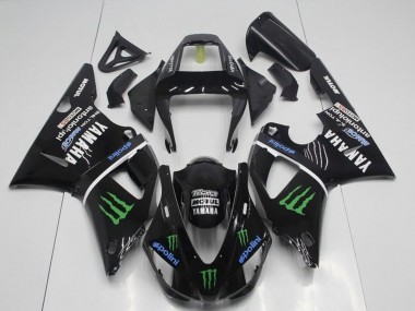 Discount 1998-1999 Glossy Black Blue Green Motul Monster Drink Yamaha YZF R1 Motorcycle Fairings Canada