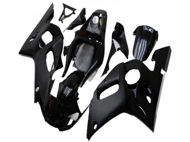Discount 1998-2002 Glossy Black Matte Black Yamaha YZF R6 Motorcycle Fairings Canada