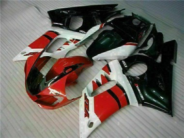 Discount 1998-2002 White Red Glossy Black Yamaha YZF R6 Motorcycle Fairing Canada