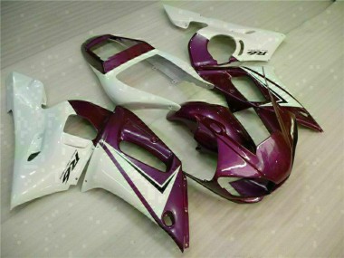 Discount 1998-2002 White Purple Yamaha YZF R6 Motorcycle Fairings Canada