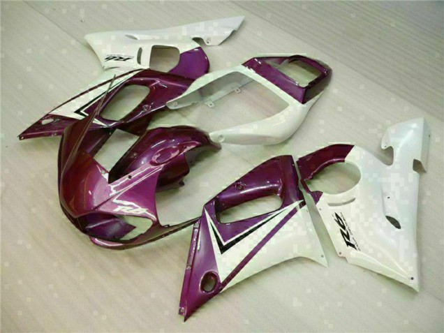 Discount 1998-2002 White Purple Yamaha YZF R6 Motorcycle Fairings Canada