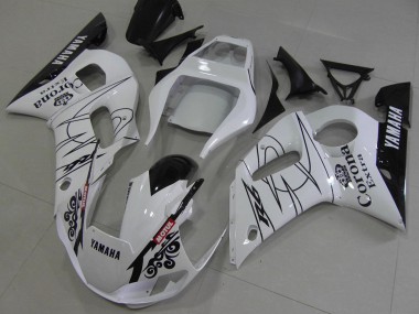 Discount 1998-2002 White Black Red Corona Motul Yamaha YZF R6 Motorcycle Fairings Canada