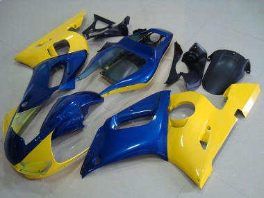 Discount 1998-2002 Yellow Blue Yamaha YZF R6 Motorcycle Fairings Canada
