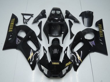 Discount 1998-2002 Glossy Black Gold Decals Yamaha YZF R6 Motorcycle Fairings Canada