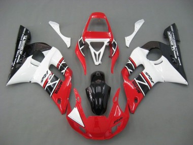 Discount 1998-2002 White Red Glossy Black Yamaha YZF R6 Motorcycle Fairings Canada