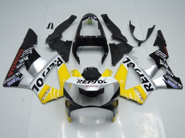 Discount 2000-2001 Yellow Silver Glossy Black Repsol Honda CBR900RR 929 Motorcycle Fairing Canada
