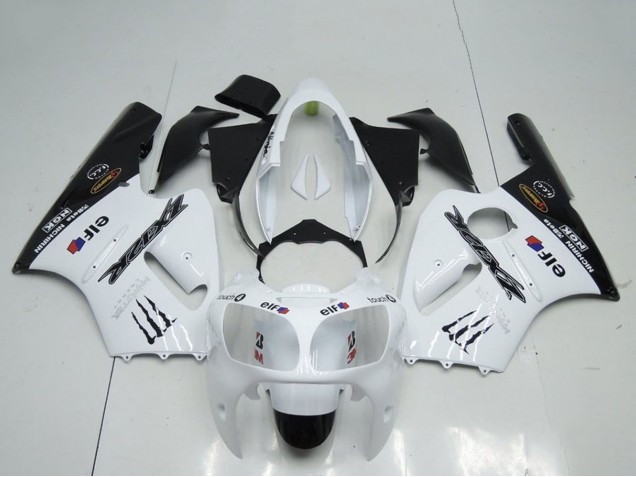 Discount 2000-2001 White Black Elf Monster Kawasaki ZX12R Motorcycle Fairings Canada
