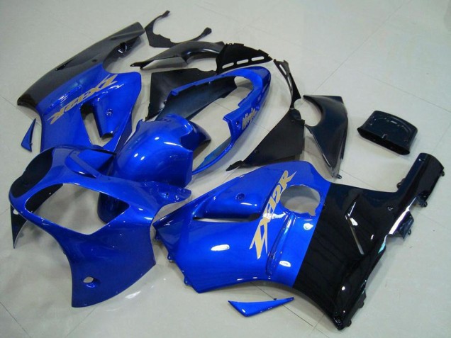 Discount 2000-2001 Blue Glossy Black Kawasaki ZX12R Motorcycle Fairings Canada
