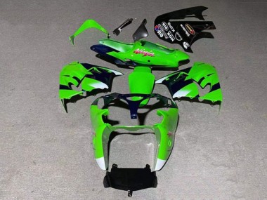 Discount 2000-2001 Green White Glossy Black Kawasaki ZX9R Motorcycle Fairing Canada
