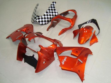 Discount 2000-2001 Orange Kawasaki ZX9R Motorcycle Fairings Canada