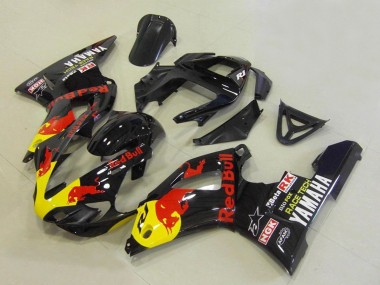 Discount 2000-2001 Glossy Black Yellow Red Bull Yamaha YZF R1 Motorcycle Fairings Canada