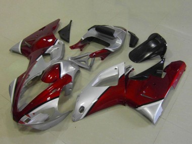 Discount 2000-2001 Silver Marron Red Yamaha YZF R1 Motorcycle Fairings Canada