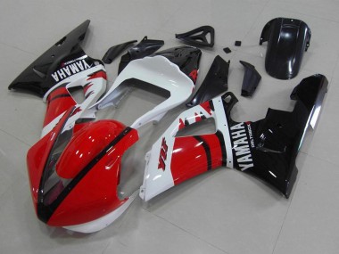 Discount 2000-2001 Red White Glossy Black Racing Version Yamaha YZF R1 Motorcycle Fairings Canada