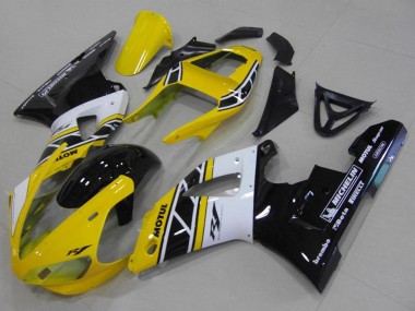 Discount 2000-2001 Yellow White Black Aniversary Motul Michelin Yamaha YZF R1 Motorcycle Fairings Canada