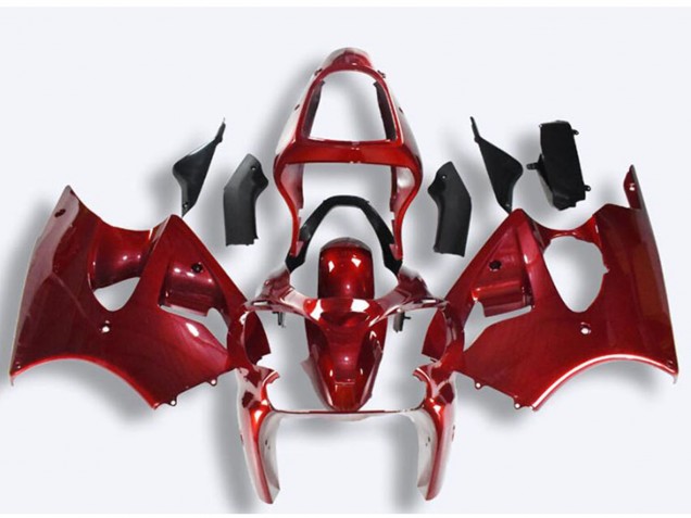 Discount 2000-2002 Red Kawasaki ZX6R Motorcycle Fairings Canada