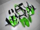 Discount 2000-2002 Green White Black Kawasaki ZX6R Motorcycle Fairing Kits Canada