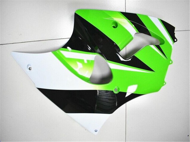 Discount 2000-2002 Green White Black Kawasaki ZX6R Motorcycle Fairing Kits Canada