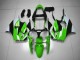 Discount 2000-2002 Green White Black Kawasaki ZX6R Motorcycle Fairing Kits Canada