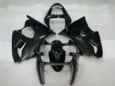 Discount 2000-2002 Glossy Black Kawasaki ZX6R Motorcycle Fairings Canada