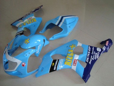 Discount 2000-2002 Light Blue Yellow Black White Yellow Rizla Suzuki GSXR 1000 Motorcycle Fairings Canada