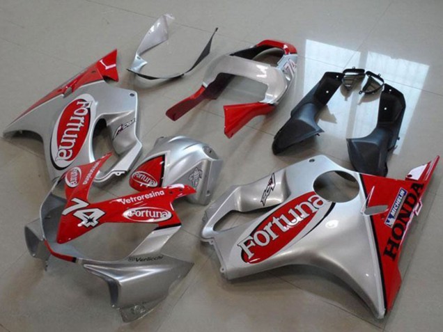 Discount 2000-2006 Silver Red Fortuna 74 Honda VTR1000 Motorcycle Fairings Canada